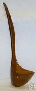 AMBER Plastic Punch Bowl Punchbowl Ladle Gold Dipper ~ NEW - Picture 1 of 2