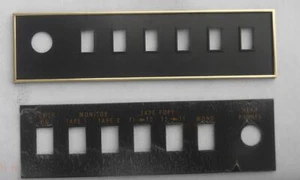 NUEVO McIntosh MX117 MX 117 sintonizador preamplificador calcomanía y bisel placa frontal vidrio - Imagen 1 de 2