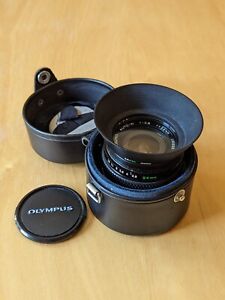 Near MINT: Olympus H Zuiko 24mm f/2.8 Lens with hood, filter and leather case