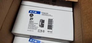 EATON BRP120AF, 20A, 120V, CIRCUIT BREAKER, LISTING FOR (1) - C.B. - Picture 1 of 3