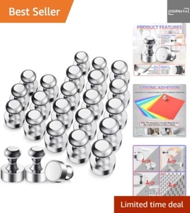 24 Mini-Magnete N52 mit Aufbewahrungsbox für Whiteboard & Pinnwand - Bild 1 von 10