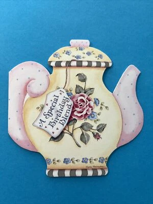 Leanin Tree Tea Kettle special Birthday blend May god pour out more love - Image 1 of 3