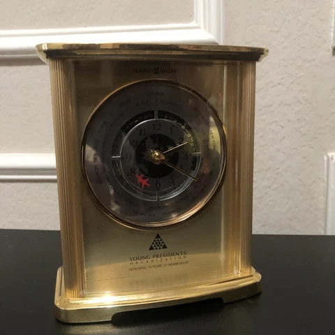 Howard Miller Quartz Movement World Clock 6” Tall. Model 645-672 Cover