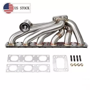 Colector turbo de montaje superior 3 mm 42 mm OD T3/T4 para BMW E30 E34 M50 M52 M54 S50 S52 - Imagen 1 de 8