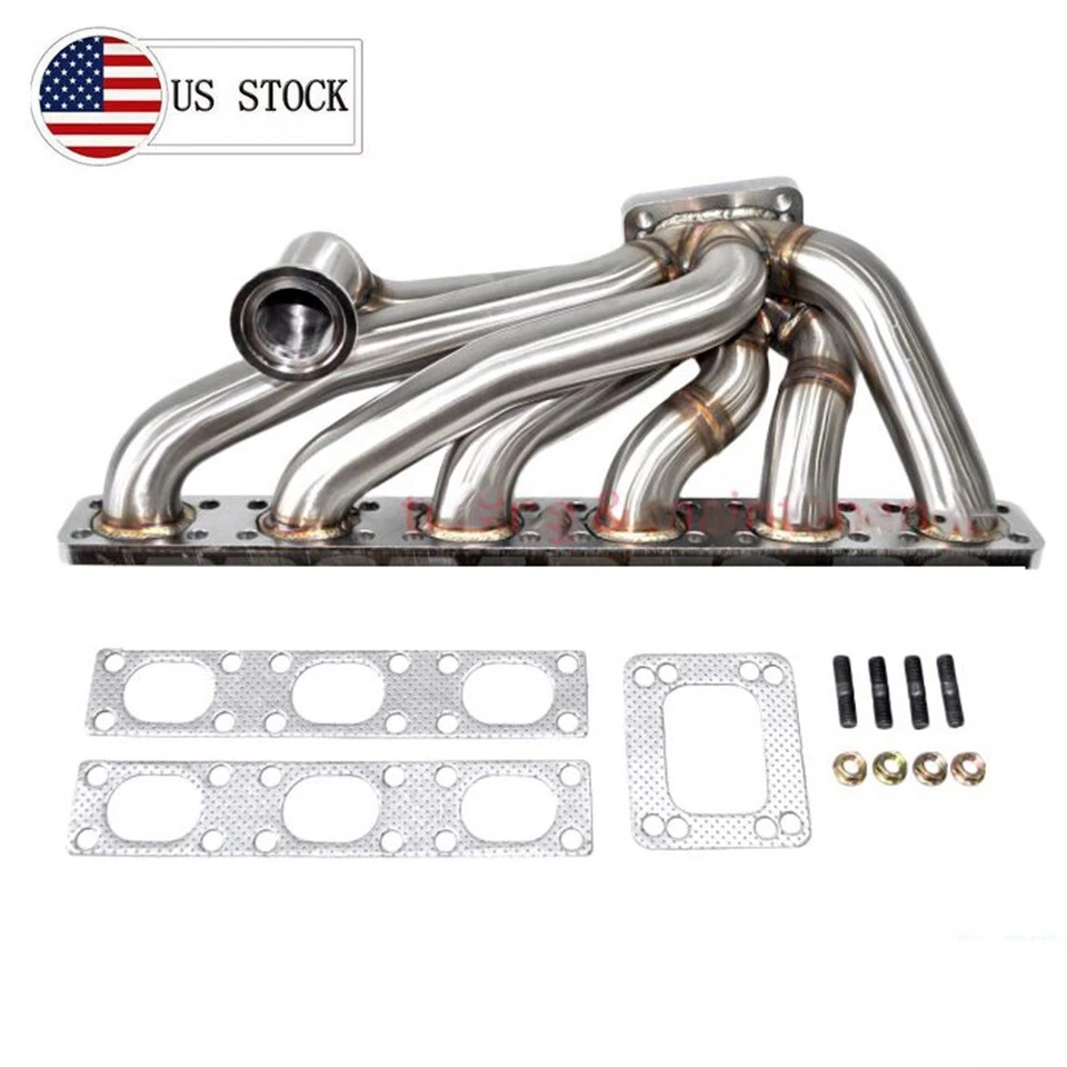 Colector turbo de montaje superior 3 mm 42 mm OD T3/T4 para BMW E30 E34 M50 M52 M54 S50 S52 Foto 1 de 4