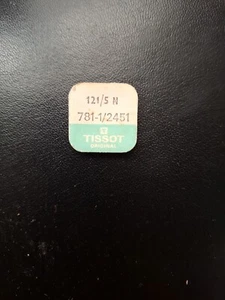 Tissot 121/5 N Cal 781-1/2451 Balance Cock With Regulator NOS - Picture 1 of 2