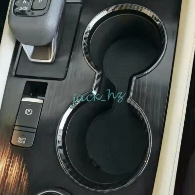 Tapa portavasos interior de fibra de carbono para Nissan X-Trail (T33) 2023-2025 Foto 1 de 4