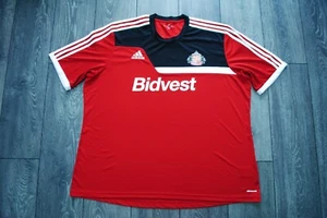 MENS 3XL SUNDERLAND 2013-14 ADIDAS TRAINING SHIRT FOOTBALL JERSEY RED W54151 - Picture 1 of 9