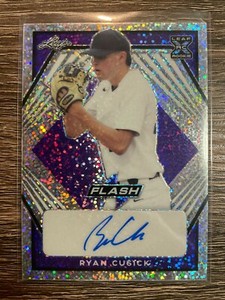 RYAN CUSICK 2021 Leaf Flash Baseball Autographs Rookies Purple #68/75