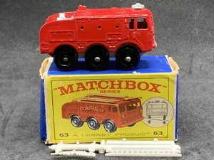 Matchbox MB63-B1: Foamite Crash Tender with original Type E Box - Picture 1 of 7