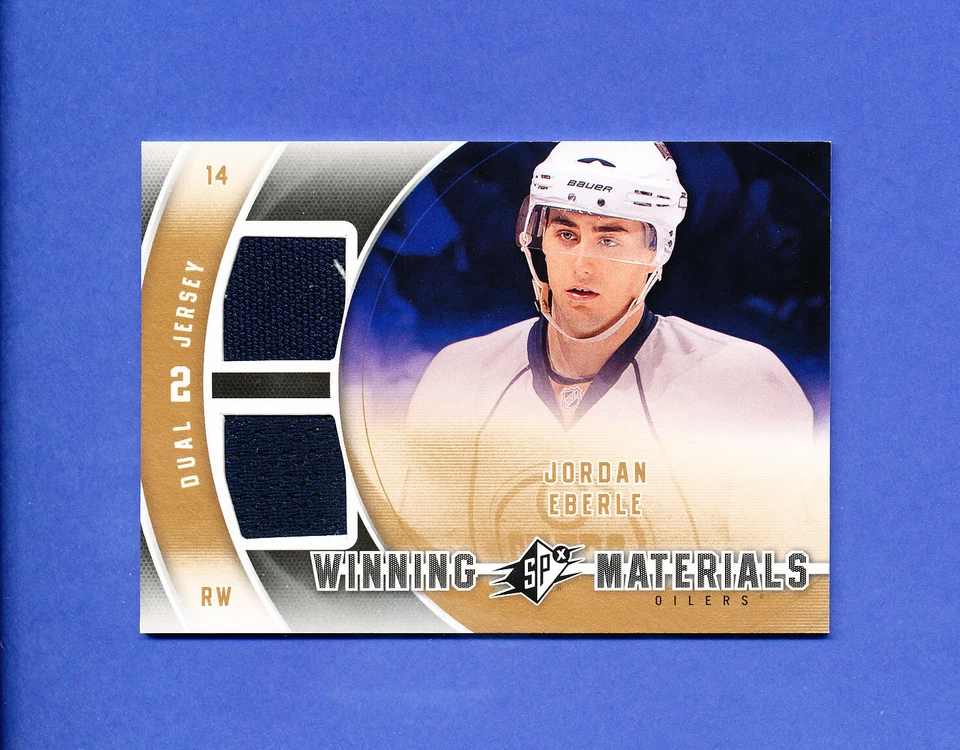 2011 SPX HOCKEY JORDAN EBERLE WINNING MATERIALS dual jersey FREE SHIPPING - Image 1 of 2