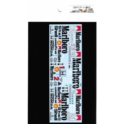 Decalcomanie per Tamiya 1/20 McLaren MP4/5 dal Giappone - Immagine 1 di 2