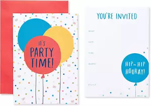 Party Invitations and Envelopes Perfect for Any Birthday or Special Occasion, Mu - Picture 1 of 5
