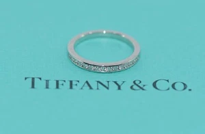 Tiffany & Co Diamante Platino Misura Anello 4.5 - Foto 1 di 4