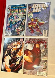 Lote de 4 cómics de Iron Man de Marvel Grupo F a casi nuevo/como nuevos - Imagen 1 de 1
