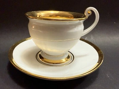 Antique c1810 German Meissen Porcelain Cup & Saucer - Image 1 of 4