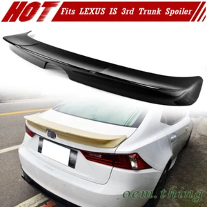 Painted Fit FOR Lexus IS250 IS350 IS F T Type Rear Trunk Spoiler Saloon ABS 2020 - Picture 1 of 12