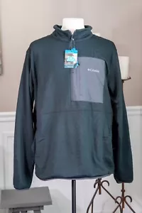 Neu mit Etikett Columbia Hike Mountain Half Zip II Pullover Herren Größe XXL schwarz Omni Wick - Bild 1 von 4