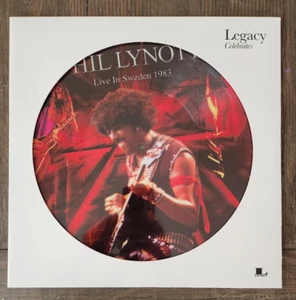 Phil Lynott Picture Disc LP Live In Sweden 1983 Thin Lizzy MMLP1 Limited Edition - Picture 1 of 3