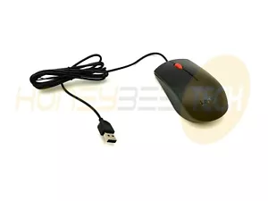 NEW GENUINE LENOVO THINKCENTRE M910T USB BLACK MOUSE RED WHEEL 00PH133 - Picture 1 of 2