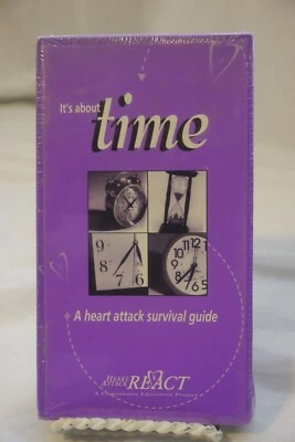 it’s about time a heart attack survival guide react Brand New Sealed 1996 ￼ - Image 1 of 4