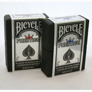 2 Box Edition Decks Red Blue Bicycle Prestige Poker Playing Cards 100% Plastic - Picture 1 of 2