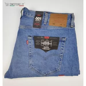 LEVI'S jeans ORIGINAL 501 LEVIS Stonewash Regular Fit LIMITED EDITION Stretch - Foto 1 di 11
