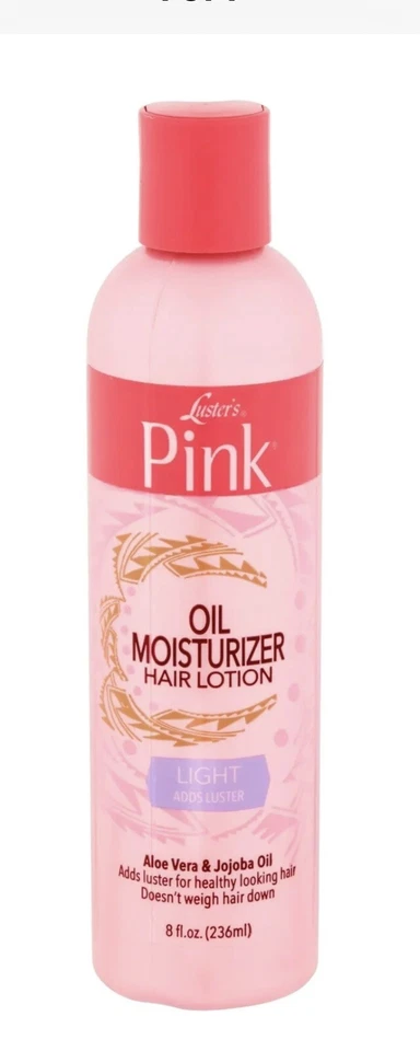 Luster's Pink Oil Moisturizer Hair Lotion 8oz Aloe Vera & Jojoba Oil - Image 1 of 1