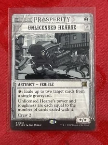 MTG - Unlicensed Hearse - Outlaws of Thunder Junction: Breaking News - Near Mint - Picture 1 of 7