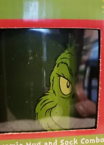 The Grinch Tazza e Calzino in Ceramica Combo...Set Regalo Natale Dr. Suess - Nuovo - Foto 1 di 4