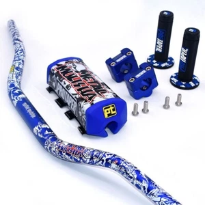 ProTaper Motorcycle Handlebar 1-1/8'' Dirt Bike Fat Bars Grips Handle Pad Mount - Picture 1 of 5