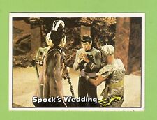 #D279.  SCANLENS 1976 CAPTAIN'S  LOG STAR TREK CARD #49 SPOCK'S WEDDING