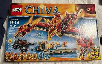 LEGO Chima FLYING PHOENIX FIRE TEMPLE 70146 Sealed NIB Retired - Image 1 of 4