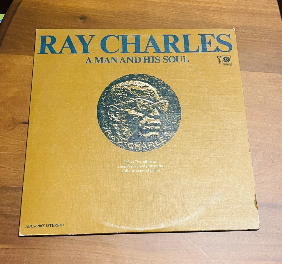 RAY CHARLES-A Man And His Soul-Double Album-ABC #ABCS-590X Limited. Edition Foto 1 de 4
