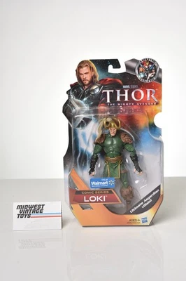 Loki Marvel Legends WalMart Thor Mighty Avenger serie de cómics 6" sin usar, en caja Foto 1 de 4