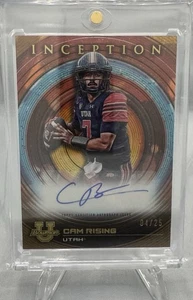 2022-23 Bowman University Inception Cam Rising Orange RC Auto #4/25 Utah Utes - Picture 1 of 2