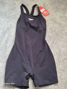 Speedo Damen Eco Endurance+ Legsuit Badeanzug Kostüm schwarz Gr. 20/42 2025 Neu mit Etikett - Bild 1 von 8