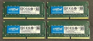 Crucial 64GB (4x16GB) 3200MHz 260-pin SODIMM DDR4 RAM Memory Kit... - Photo 1/1
