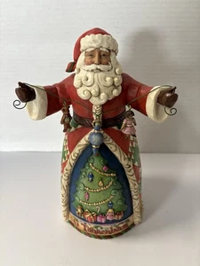 Jim Shore Santa “O Tannenbaum” 2011 Heartwood Creek 10” - Picture 1 of 10