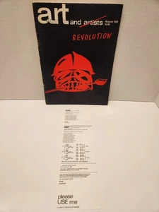 Art And Artist Magazine August 1969 Vol 4 No 5 Revolution Rare Free Shipping  - Imagen 1 de 7