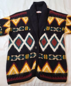 Vintage Rafaella Women’s Sweater Size 36 (S) Southwest Mohair Blend Retro Knit - Picture 1 of 5
