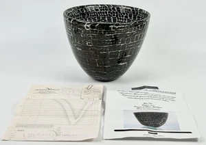 Vaso Murano grande avventurina in vetro firmato - Foto 1 di 13