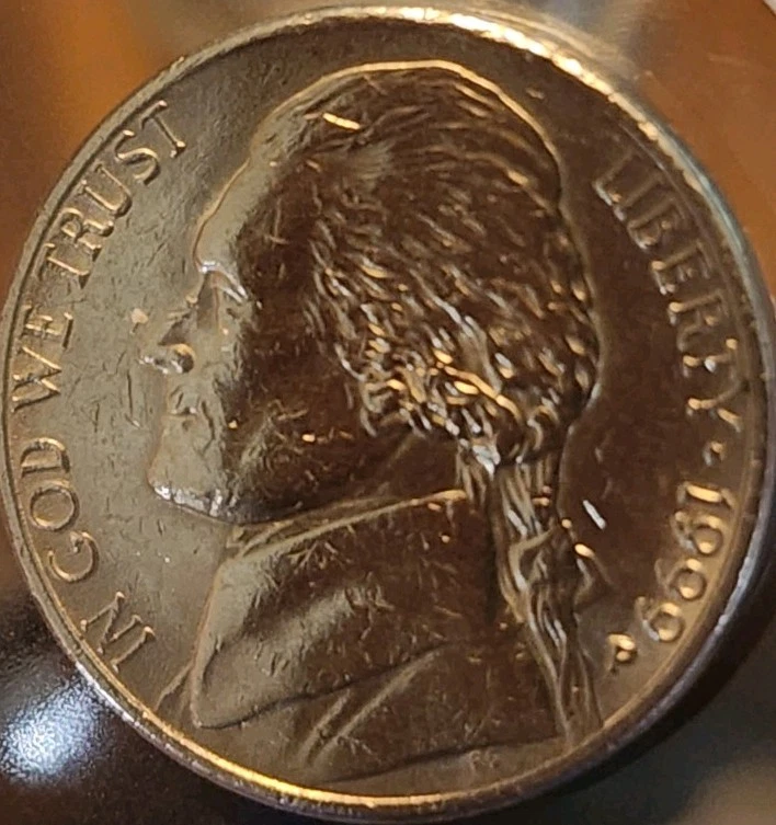 1999 P DOUBLE DIE OBVERSE & REVERSE JEFFERSON NICKEL MUST SEE FOR COLLECTIONS - Image 1 of 4