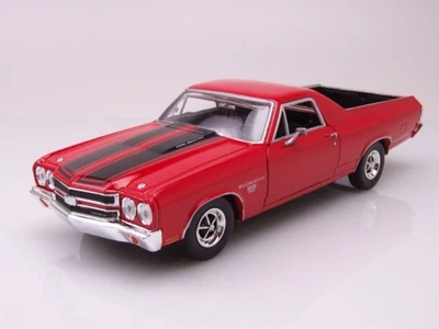 Chevrolet El Camino SS 396 Pick Up 1970 rot Modellauto 1:24 Motormax - Bild 1 von 4