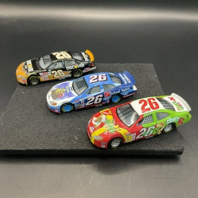 Coches de radiocontrol NASCAR 2#26 Jimmy Spencer 2000, 2002 y 1#26 Todd Bodine 2003 1/64  Foto 1 de 3