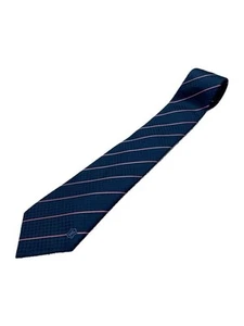 LOUIS VUITTON Tie Silk NVY Stripe Men's - Picture 1 of 4