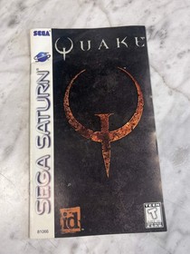 Quake Sega Saturn MANUAL ONLY MO12726