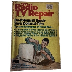 Radio TV Repair Magazine 1975 Edition Elementary Electronics DIY Repair - Picture 1 of 15