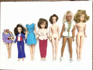 7x Vintage Dolls Tressy, Vogue, Kenner Dusty, Hasbro World Of Love PLZ READ! - Foto 1 di 24