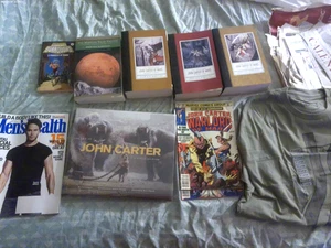 small collection of Disney's 2012 mov JOHN CATER (OF MARS) tie-ins Taylor Kitsch - Picture 1 of 19